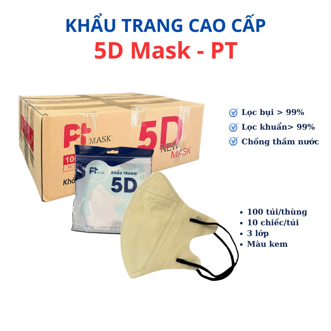 5D màu Vàng-  PT Mask